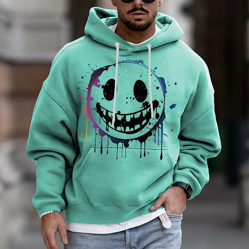 Moletom com capuz 3D masculino Moletom com capuz estampado digital quente com capuz_voghion.com