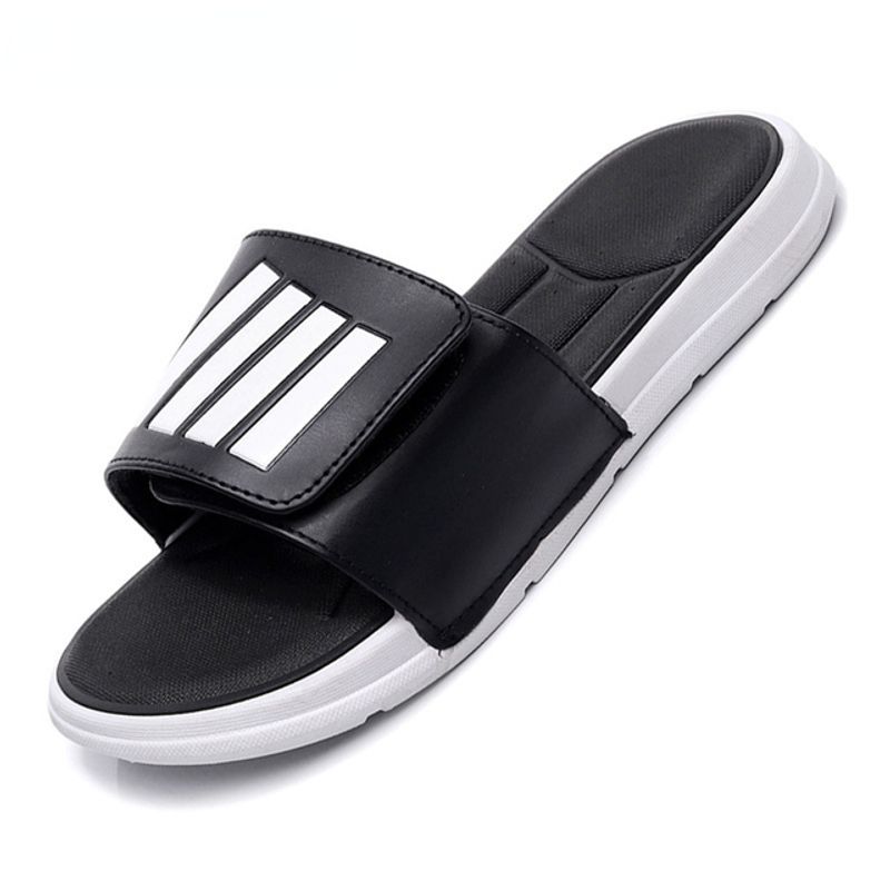 Hook Loop Cloud Ανδρικές παντόφλες Summer Beach Outdoor Casual Soft Flat Slides Flip Flops Αντιολισθητικές ριγέ ανδρικά παπούτσια σχεδιαστών για το σπίτι_voghion.com