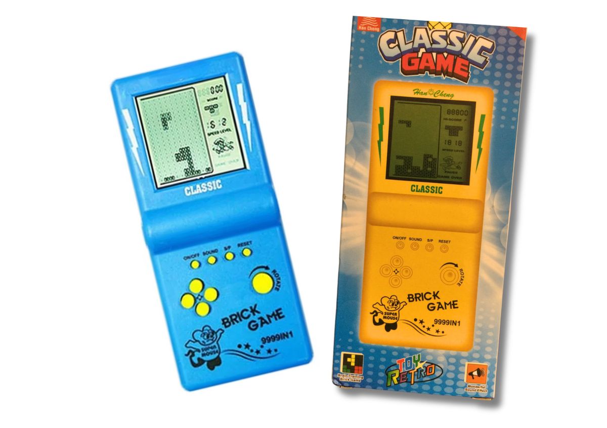 Console de jeu portable rétro - Mini lecteur vidéo portable LCD de poche 3,5' BLEU_voghion.com