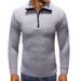 Herren-Pullover mit Stehkragen, Strickwaren_voghion.com