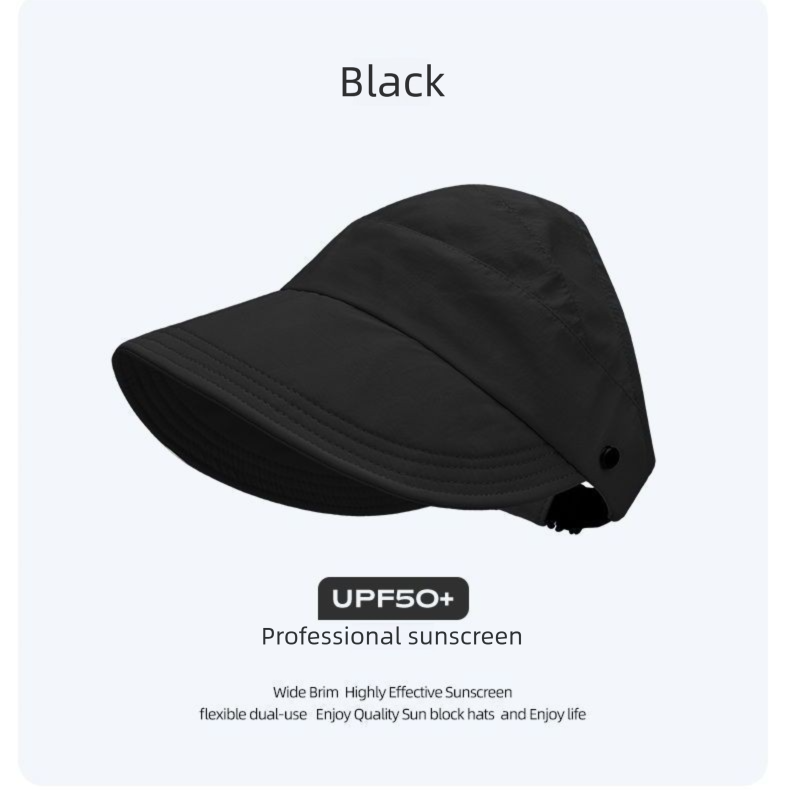 Cappello da pescatore dello stesso stile Zhao Lusi, da appendere, con maschera, protezione solare, snellente per il viso, ad asciugatura rapida, aperto all'esterno_voghion.com