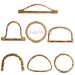 1-2-20PCS Camel Natural Real Bamboo U Shape Handles Replacement Bag Wallet Vintage Handle Bags Strap DIY Accessories_voghion.com