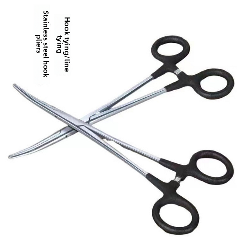 Stainess Stee Ebow With Adhesive Hemostatic Forceps, Hook Extractor, Too, Piers, Unhooking Device, Raft Fishing_voghion.com