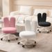 Living Room Simple Rotating Nordic Style Low With Wheels Backrest Shoe Changing Swivel Chair Bench Home Use Learning_voghion.com