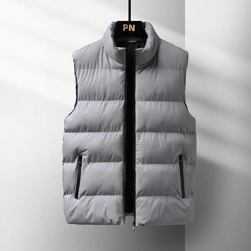 Men's clothing Printable logo down jacket vest large size sleeveless men's vest couple vest _voghion.com