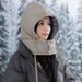 Nuovo cappello Lei Feng invernale in velluto caldo, sciarpa monopezzo, cappello da esterno, maschera antivento e anti-neve, cappello da ciclismo e da sci_voghion.com