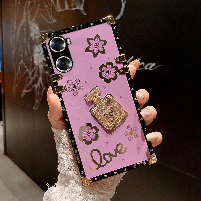 Luxe Diamant Bouteille De Parfum étui pour huawei P50 P40 P30 Lite P20 Y7A Y6P Y8P Y9S Mate 40 30 20 Pro Protection Souple Pho_voghion.com