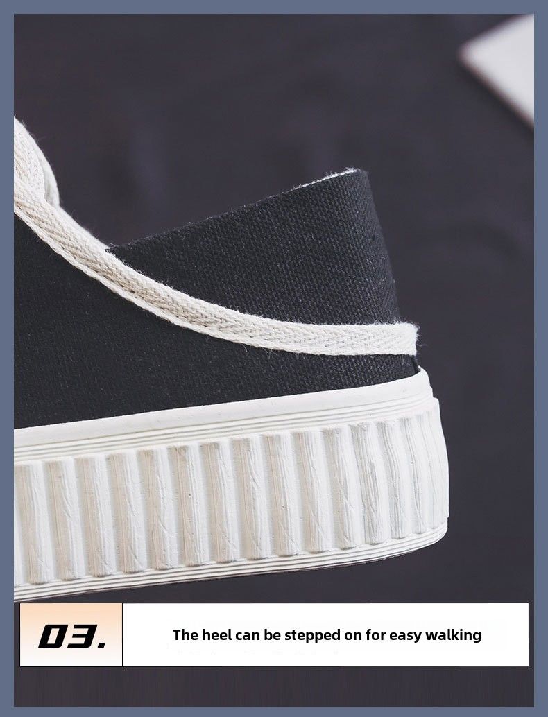 Scarpe di tela con velcro alla moda in stile coreano_voghion.com