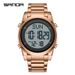 Sanda Watch Junior High School Students Men's Watch Single Display Luminous Waterproof Alarm Clock Watch_voghion.com