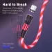 Mobile Accsori 540 Rotating LED Wing Magnetic Charging Cable, Phone Light Emitting USB Cable Charger For Mobile_voghion.com