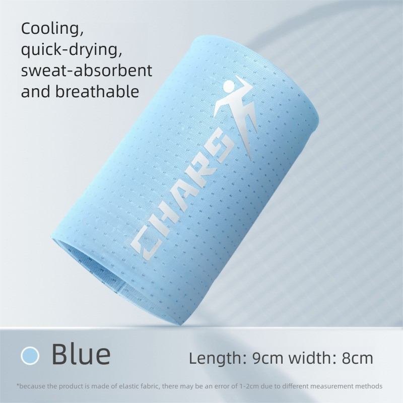 Silk Wristband Wrist Sports Towel Fitness Badminton Running Sweat Absorbing Ice Feel Quick Dry Q045_voghion.com