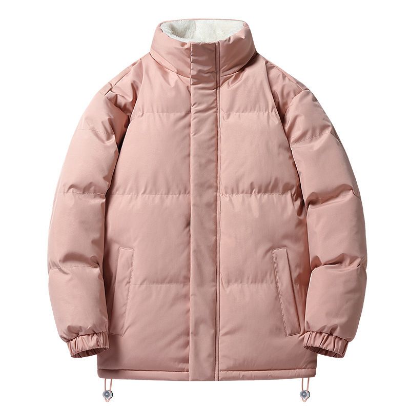 Men's Clothing men's thickened cotton clothes young couples loose jacket cotton jacket fashion trend boys plus velvet cotton coat men_voghion.com