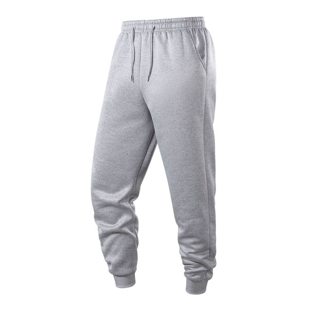 Men's Winter Jogger Pants – Thickened Polyester Sweatpants With Adjustable Drawstring (EU XS-XXXL, Relaxed Fit, Micro-Stretch)_voghion.com