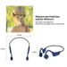 Cuffie Bluetooth wireless a conduzione ossea, auricolari leggeri in titanio con microfoni per sport, corsa, escursionismo_voghion.com