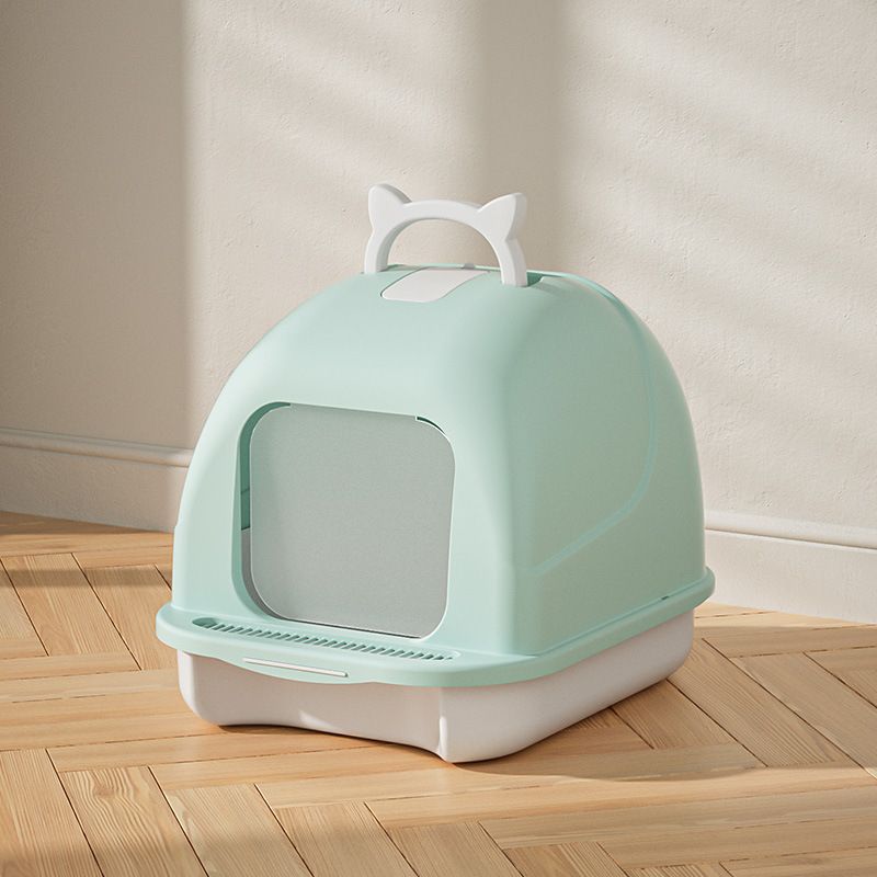 Hot selling new large fully with scoop, toilet enclosed cat litter box_voghion.com