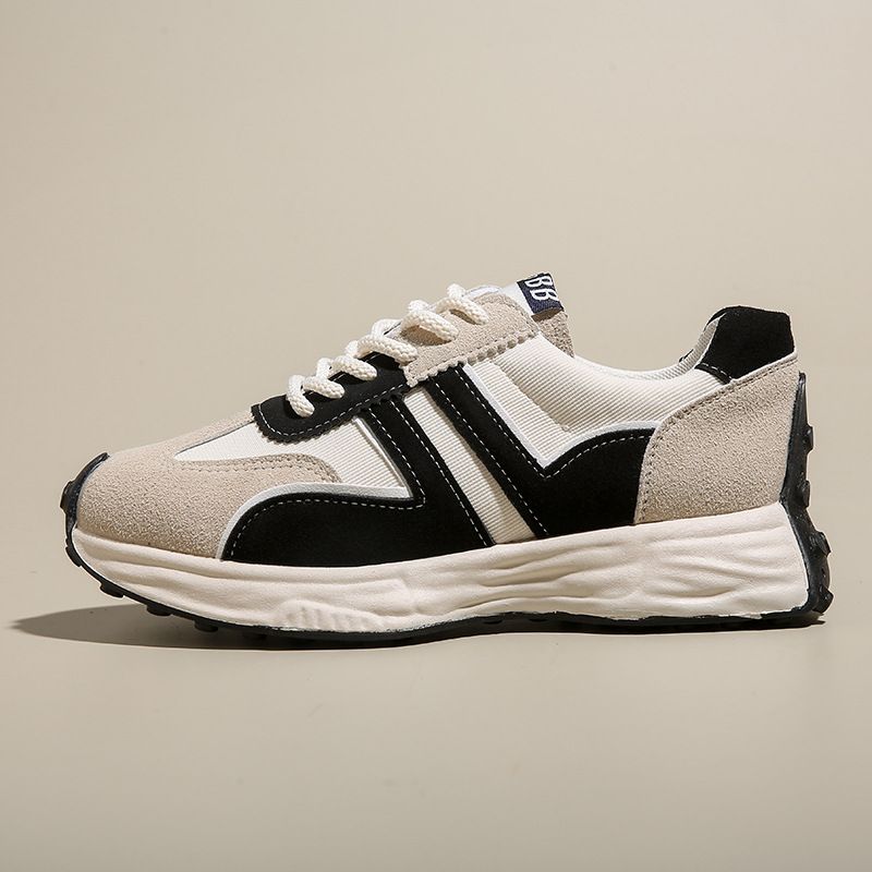 Small Waist Waffle Forrest Gump Shoes Women's 2023 New Autumn Explosion Models All-Match Thick-Soled Sports Show Feet Little Dadd_voghion.com