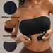 Wireless Strapless Push Up Bra For Women, Front Closure Seamless Bustier Tops, Comfortable Bralette With No Underwire_voghion.com