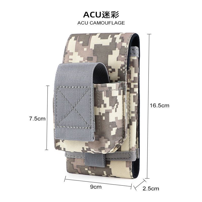 2025 New Outdoor Tactical Portable Waist Wear-Resistant Bag Cigarette Case Men's Miscellaneous Coin Purse Phone Pouch_voghion.com