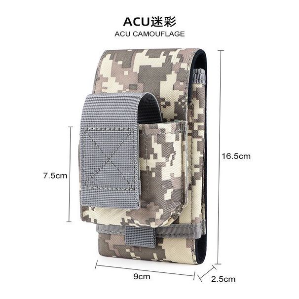 2025 New Outdoor Tactical Portable Waist Wear-Resistant Bag Cigarette Case Men's Miscellaneous Coin Purse Phone Pouch_voghion.com