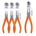 Plastic Cutting Pliers 90 Degree Double-Edged CR-V Tip Cutter Nipper with 4/6/8/10mm Flush Jaw for Sprue Burrs Cutting Hand Tool_voghion.com