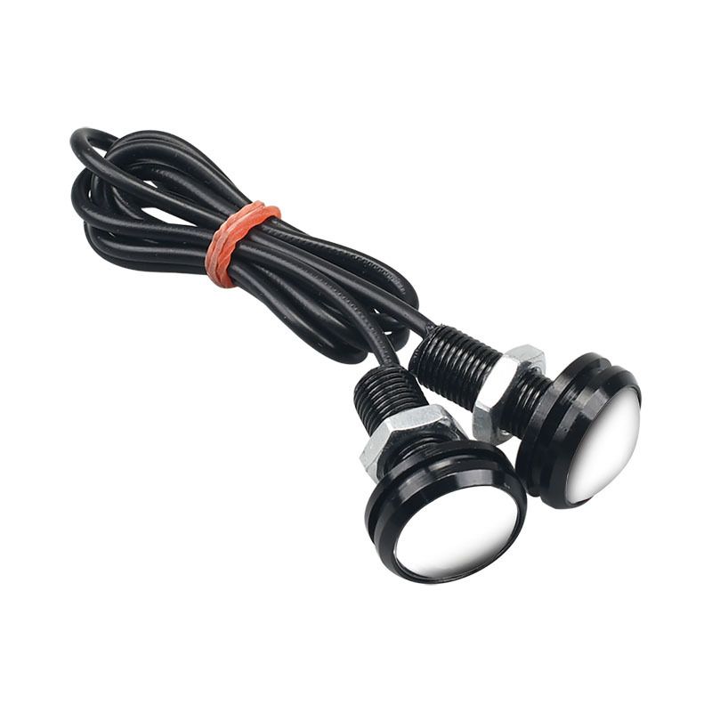 luce a LED a occhio d'aquila per auto 4014 12SMD 23MM luce a occhio d'aquila bicolore ultra sottile impermeabile_voghion.com