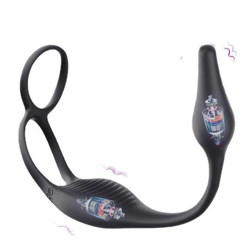 Yaqi Third Generation Sperm Lock Ring Wearable Prostate Remote Control Vibration Dual Stimulation Massager Adult Sex Toys_voghion.com