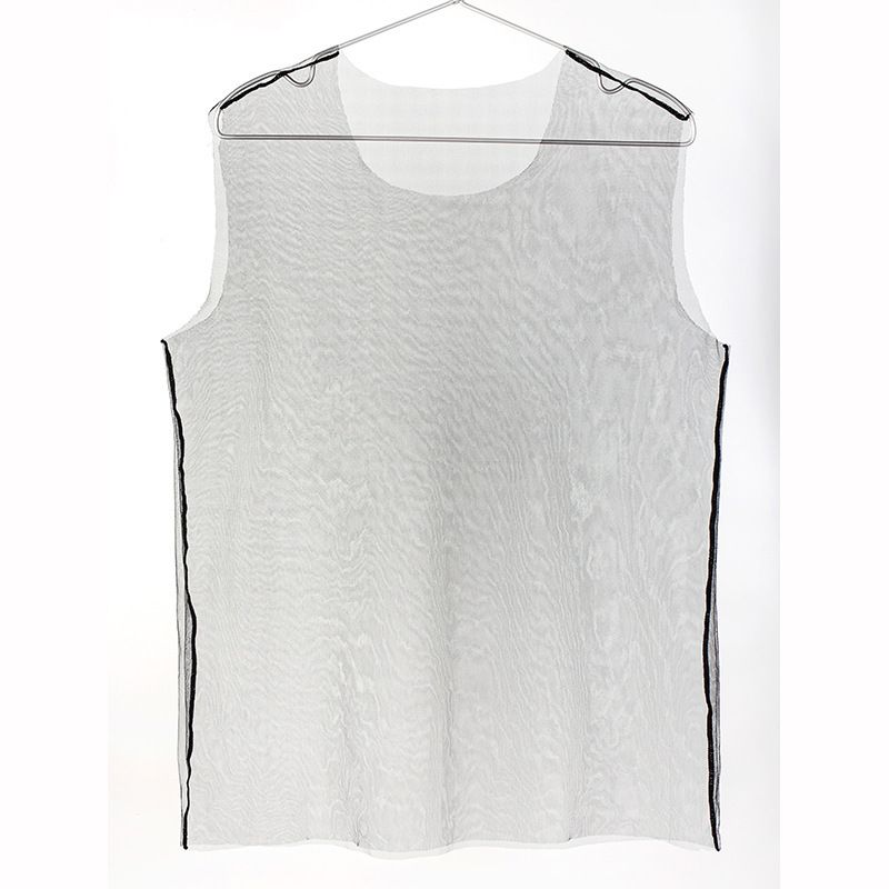 Men's Clothing  men's stretch vest mesh full transparent sexy racerback vest summer loose sexy wide shoulder underwear men_voghion.com