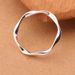 Mobius Pure Silver S999 Line New Versatile Simple Minimalist Style Index Finger Elegant Ring Plain Band_voghion.com