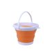 Foldable Portable Outdoor Travel Water Fishing Plastic Large Handheld Car Wash Bucket_voghion.com