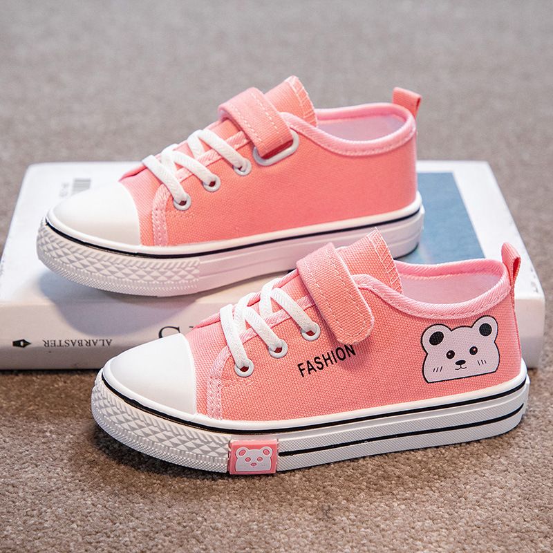 SHLIANG Children Canvas Casual Shoes Boy Girl Canvas Shoes Fashion Classic Breathable Soft Spring Autumn Kids Sneakers S019B_voghion.com