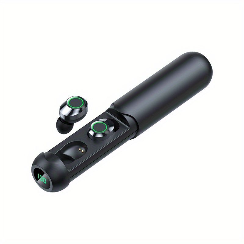 True Wireless Stereo Earbuds; HD Display HiFi Sound Quality; Waterproof Headset Earphone Mini For Smartphones_voghion.com