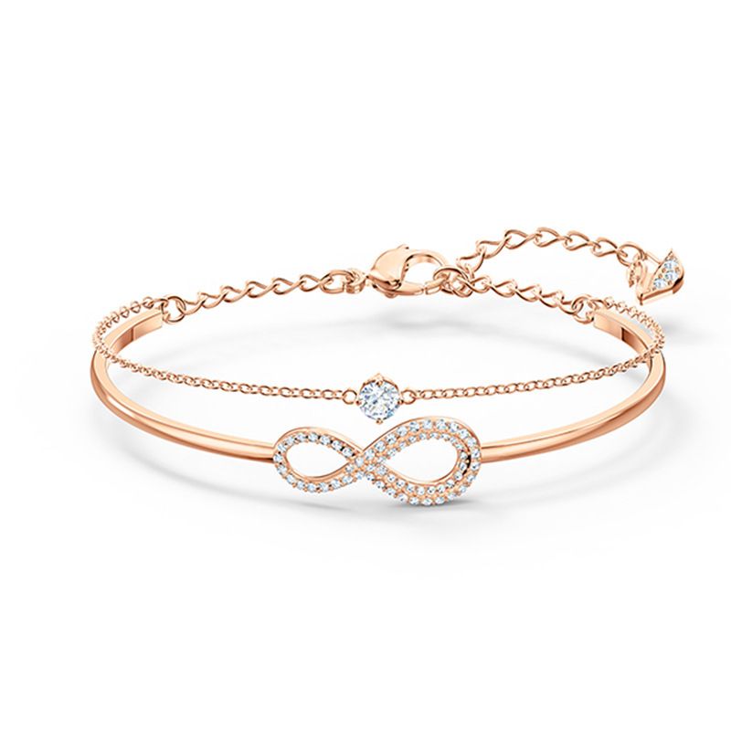Bransoletka Eternal Love Double Layer Bransoletka żeńska Element Crystal 8 Shaped_voghion.com