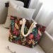 TB BHULAMTE Women's Luxury New Canvas Shoulder Handbag Simple Versatile Large Capacity Jute Shopping Beach Free Shipping_voghion.com