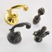 Home Decor European Style Antique Brass Ring Drawer Pull Single Hole Cabinet Door Handle_voghion.com