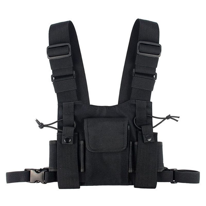 Borse da petto da uomo, marsupi, borsa tattica, universale, walkie-talkie, borsa da petto per esterni, borsa da petto per salvataggio, sicurezza e servizio_voghion.com