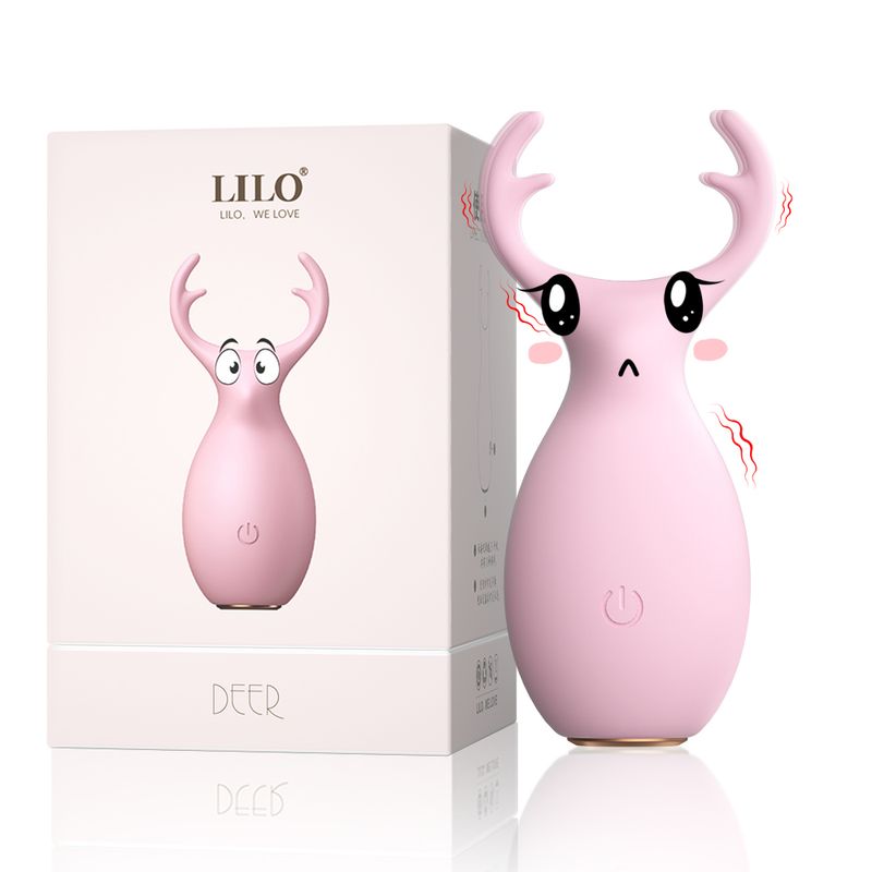 Vibromasseur mignon DEER FOX, massage du point G, jouets sexuels pour femmes, pince à tétons, stimulateur de clitoris, masturbateur féminin_voghion.com