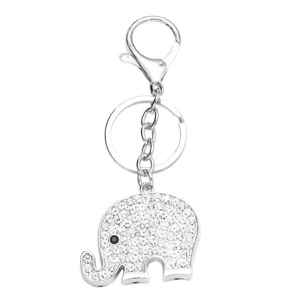 AS Nuovo portachiavi personalizzato creativo a forma di elefante e coniglio con accessori per auto Kca041_voghion.com