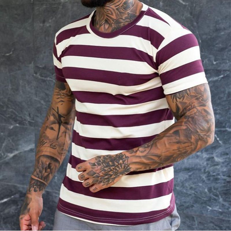 T-shirt da uomo vintage estiva T-shirt da strada T-shirt stampata in 3D moda uomo manica corta o collo abbigliamento uomo oversize_voghion.com