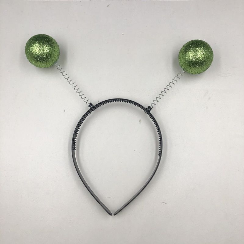 Alien Antenne Stirnband Halloween Party Rollenspiele Dekoration COSPlAY Raumanzug Zubehör Gold Pulver Ball_voghion.com