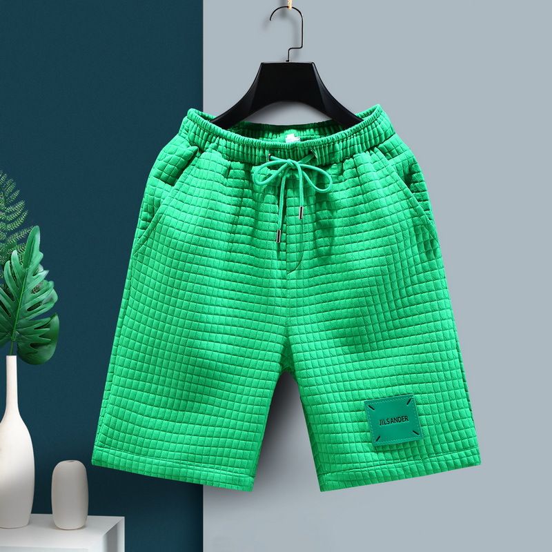 2023 nouveau été glace soie Shorts hommes Net rouge ruffian beau vêtements de plage décontracté polyvalent sport pantalon hommes_voghion.com