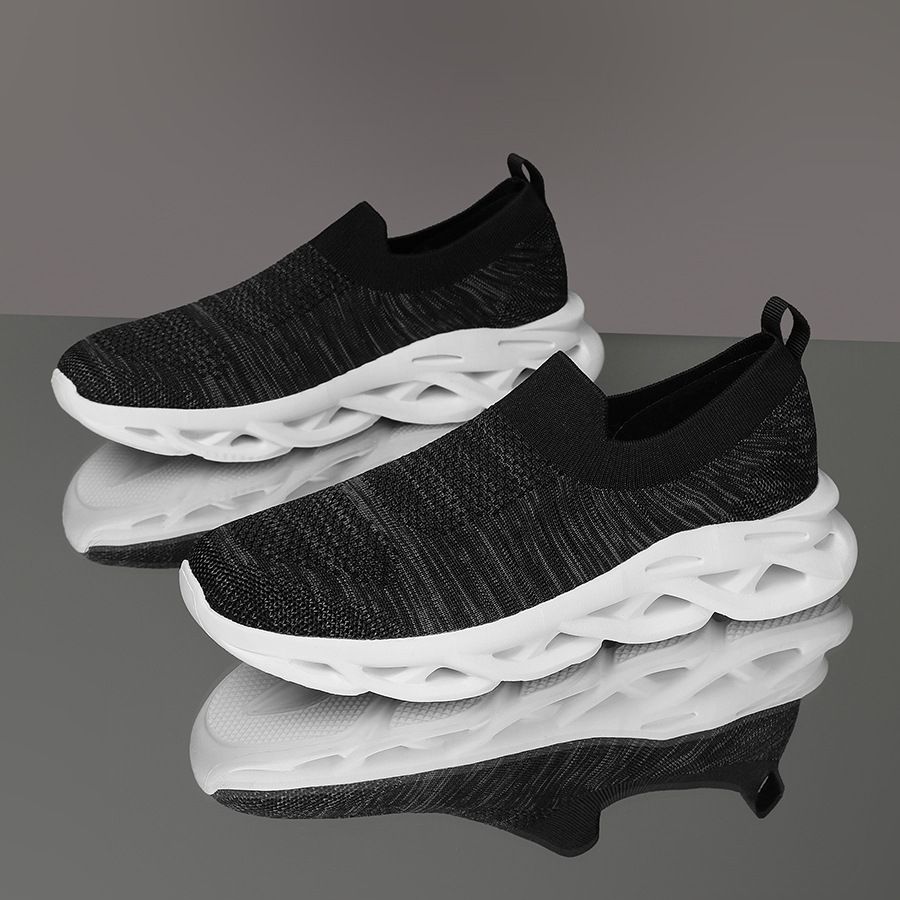 Suvised ühekordsed õuespordijalatsid, kootud võrkkangast kingad, hingavad, kerged, pehme tallaga, matkakingad_voghion.com