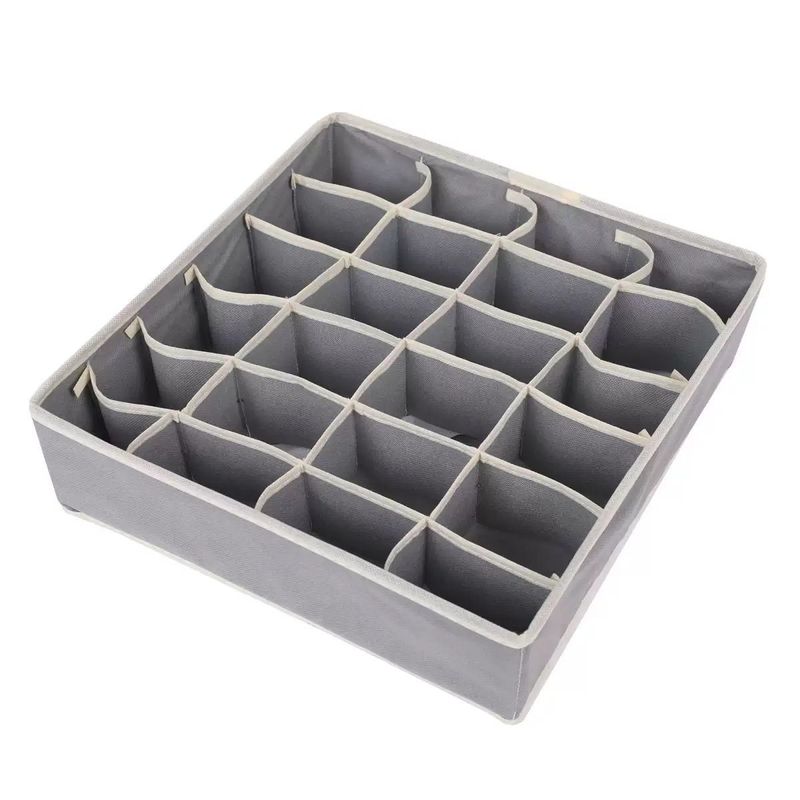 Underwear Home Bra Socks Four-Piece Set Foldable Organizer Thickened Storage Compartment Box_voghion.com