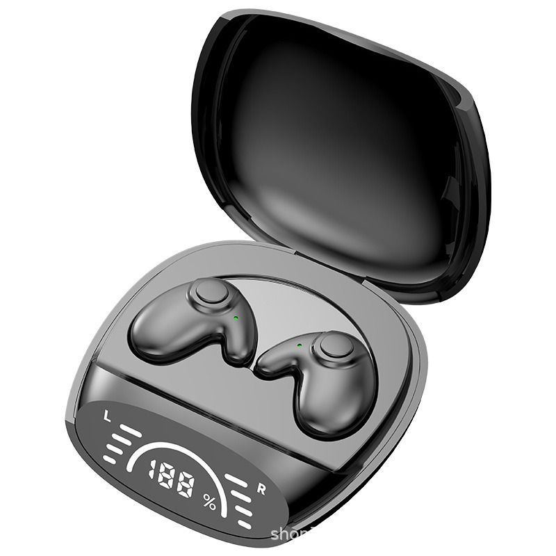 Casque Bluetooth sans fil Sleep Binaural 5.3 Mini Sport Intra-auriculaire Plug-In Étanche_voghion.com