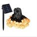 Outdoor Waterproof 30led Crystal Ball String Light G40 Garden Decoration String Light Solar Bubble Ball Light String_voghion.com