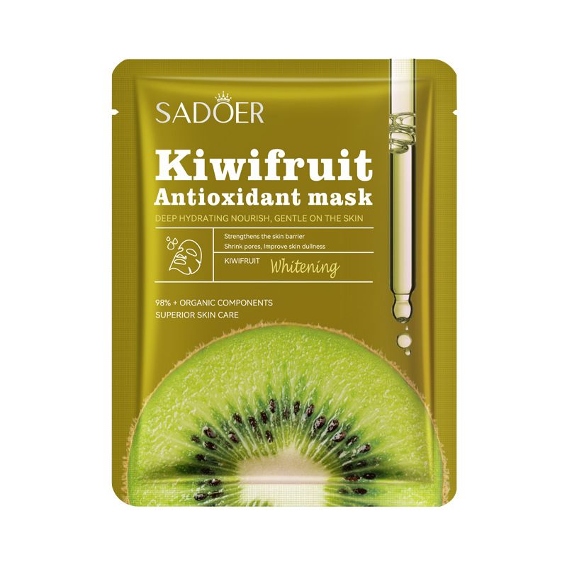 Masque hydratant antioxydant pour le visage au kiwi SADOER_voghion.com