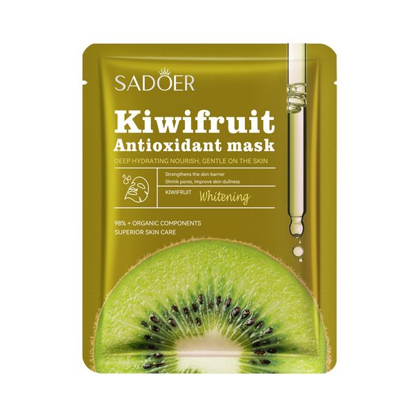 Masque hydratant antioxydant pour le visage au kiwi SADOER_voghion.com