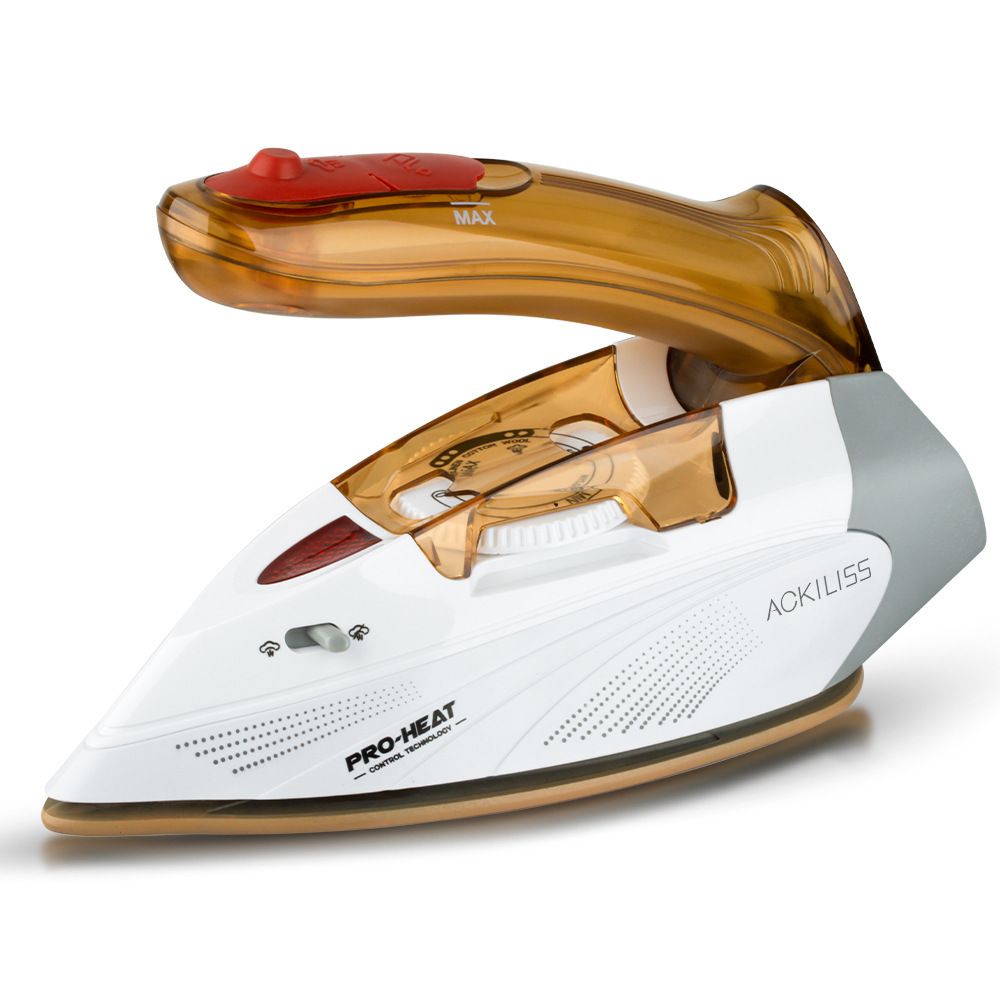 EU Standard Foldable Household Steam Iron, Handheld Mini Electric Small Portable Ironing Machine_voghion.com