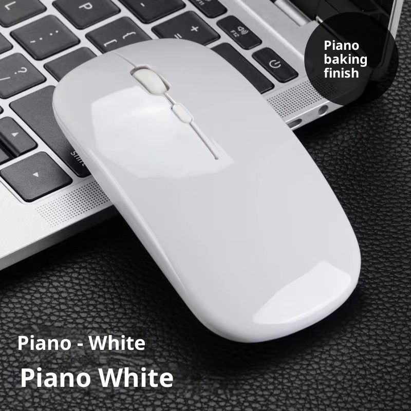 Mouse da ufficio silenzioso e luminoso Digitex 2.4G Bluetooth Wireless Dual Mode compatibile con la ricarica del laptop_voghion.com