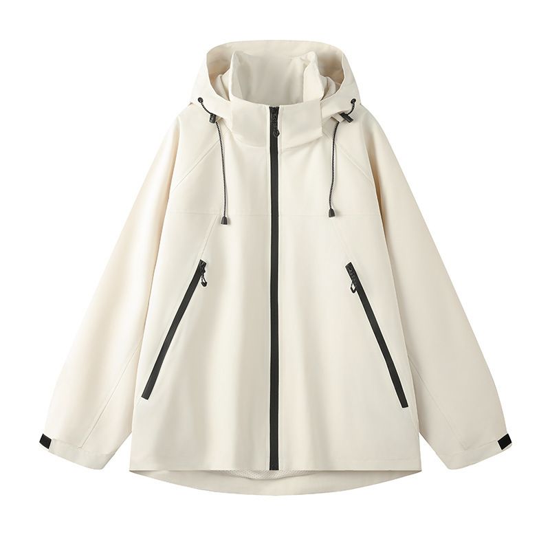 Men's autumn men's hooded windproof and waterproof assault couple's loose casual jacket, trendy top_voghion.com