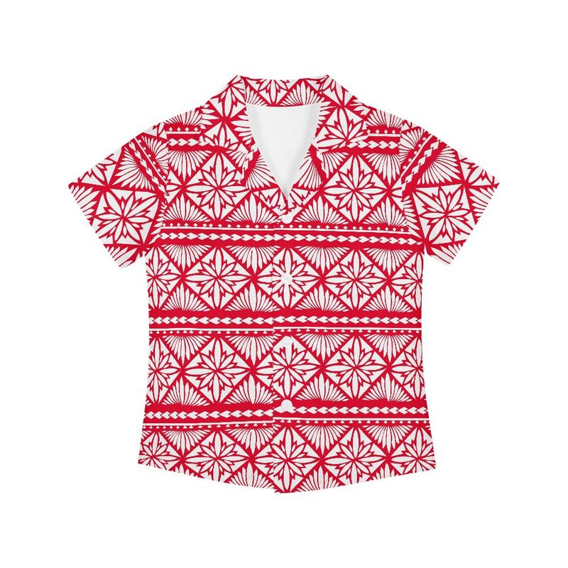 Kid's Clothing children's shirts and clothes, children's cardigan short-sleeved clothing, lapel beach shirts and tops_voghion.com